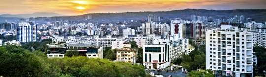 Pune India Skyline